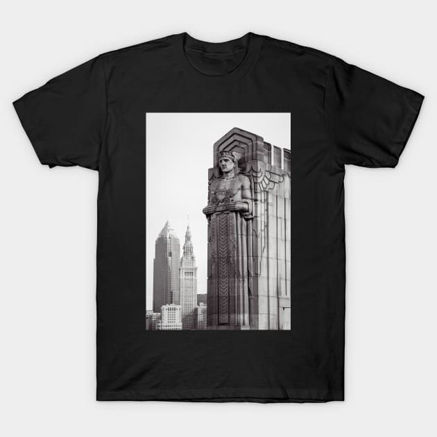 Guardians Of Traffic In Cleveland T-Shirt by dalekincaid